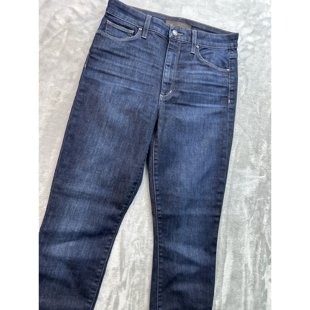J.J. Joes Jeans Womens Sz 27 Dark Blue Lauren High Rise Skinny Ankle Stretch - Picture 2 of 13